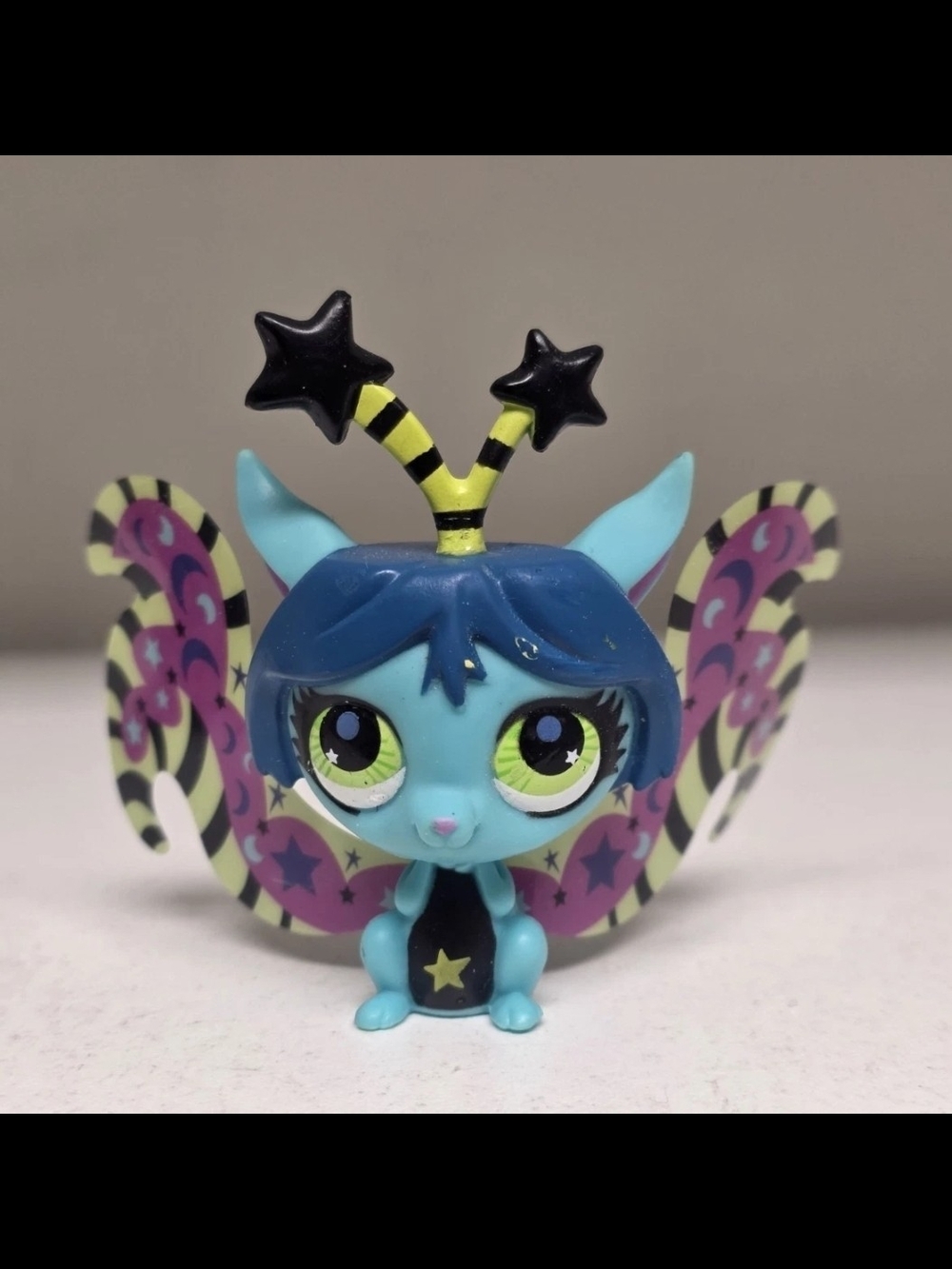 Littlest Pet Shop Blue & Purple Star Antenna Butterfly Pet